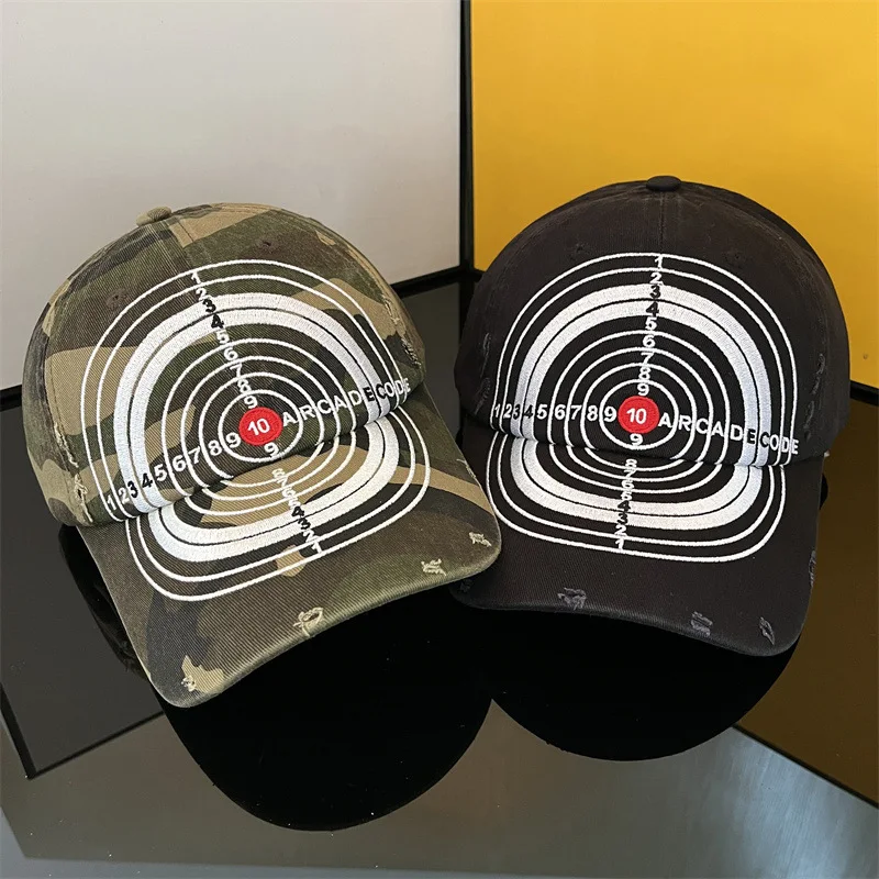 "ARCADE CODE" Target-Pattern Baseball Cap – Distressed Camo & Black Streetwear Snapback (2 Colors)
"ARCADE CODE" Target-Pattern Baseball Cap – Distressed Camo & Black Streetwear Snapback (2 Colors)