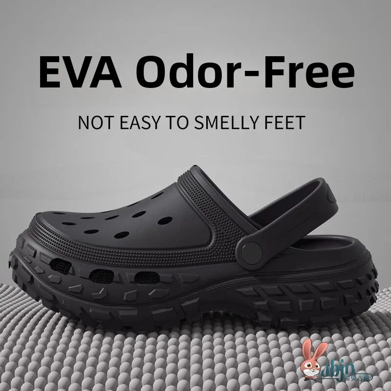 Мужские летние уличные пляжные сандалии-сабо из ЭВА с толстой подошвой, нескользящие, дезодорирующие, спортивные, повседневные, однотонные
Мужские летние уличные пляжные сандалии-сабо из ЭВА с толстой подошвой, нескользящие, дезодорирующие, спортивные, повседневные, однотонные