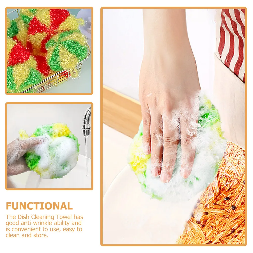 10Pcs Windmill Shape Dish Towels Polyester Supple Wearresistant Kitchen Bathroom Cleaning Multifunctional Washcloths
10Pcs Windmill Shape Dish Towels Polyester Supple Wearresistant Kitchen Bathroom Cleaning Multifunctional Washcloths