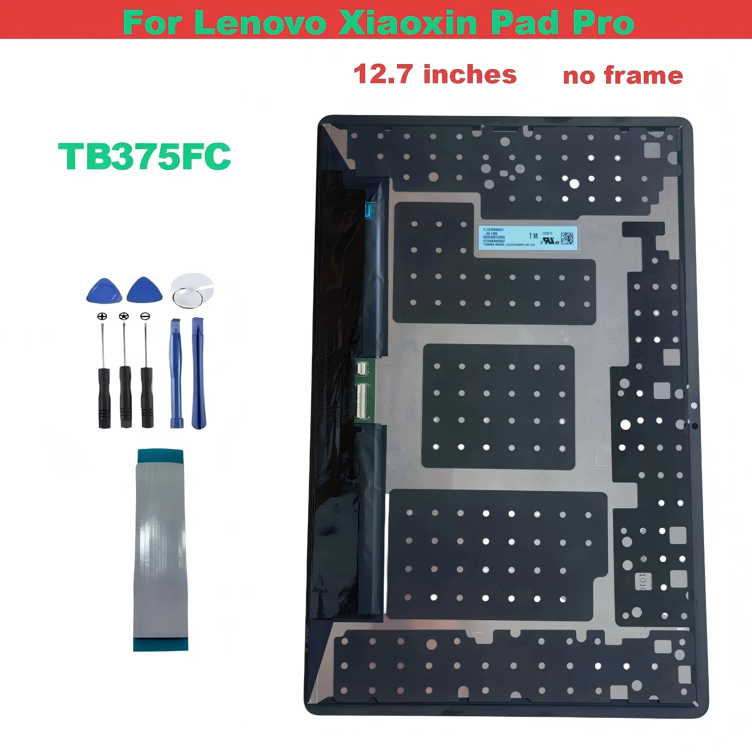 12.7"New For Lenovo Xiaoxin Pad Pro TB375 TB375FC LCD Display Touch Screen Digitizer Assembly Replacement Repair Parts
12.7"New For Lenovo Xiaoxin Pad Pro TB375 TB375FC LCD Display Touch Screen Digitizer Assembly Replacement Repair Parts