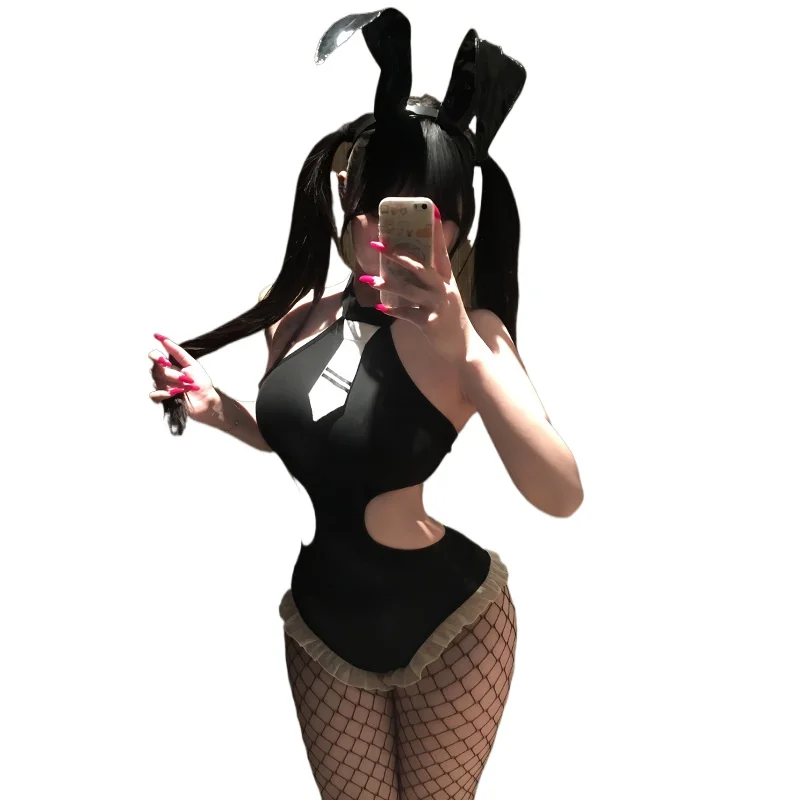 Lace V Neck Bunny Girl Sweet Tempatation Cosplay Costume Lovely Rabbit Cute Lingerie Backless Lolita Women Sexy Bodysuit Uniform
Lace V Neck Bunny Girl Sweet Tempatation Cosplay Costume Lovely Rabbit Cute Lingerie Backless Lolita Women Sexy Bodysuit Uniform