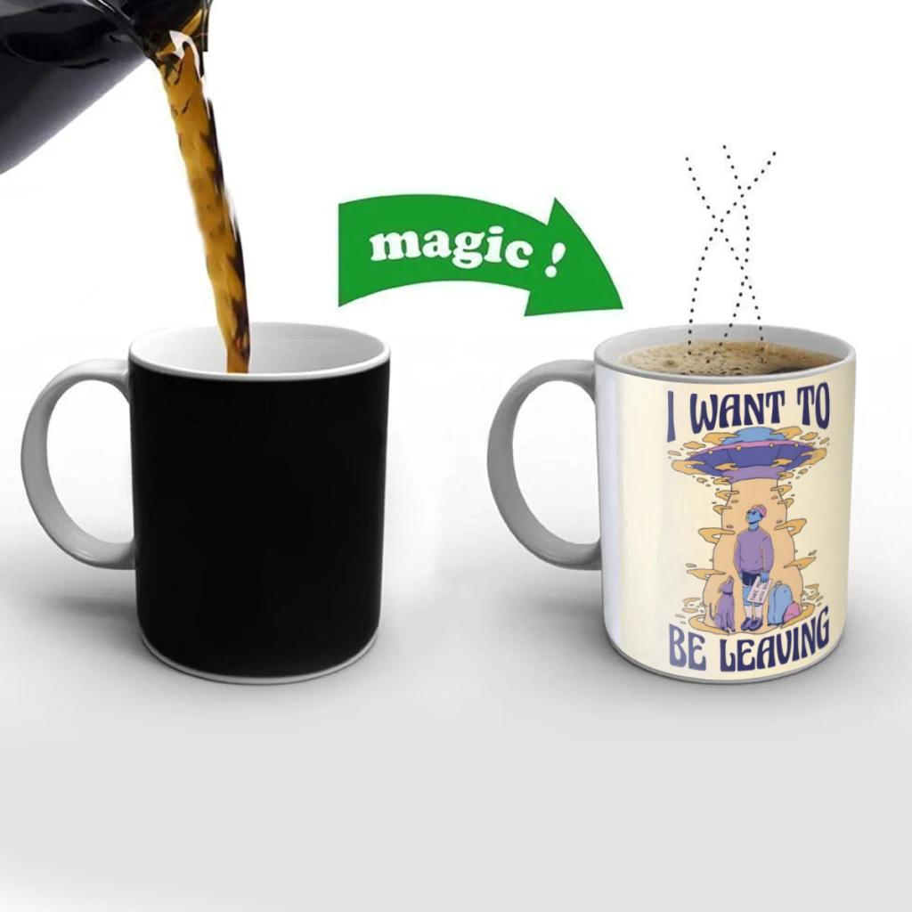 Be Leaving UFO Creativity Change Color Chang mug Ceramic mug Hot Coffee Cup Breakfast Cup Mug Friend Gift
Be Leaving UFO Creativity Change Color Chang mug Ceramic mug Hot Coffee Cup Breakfast Cup Mug Friend Gift