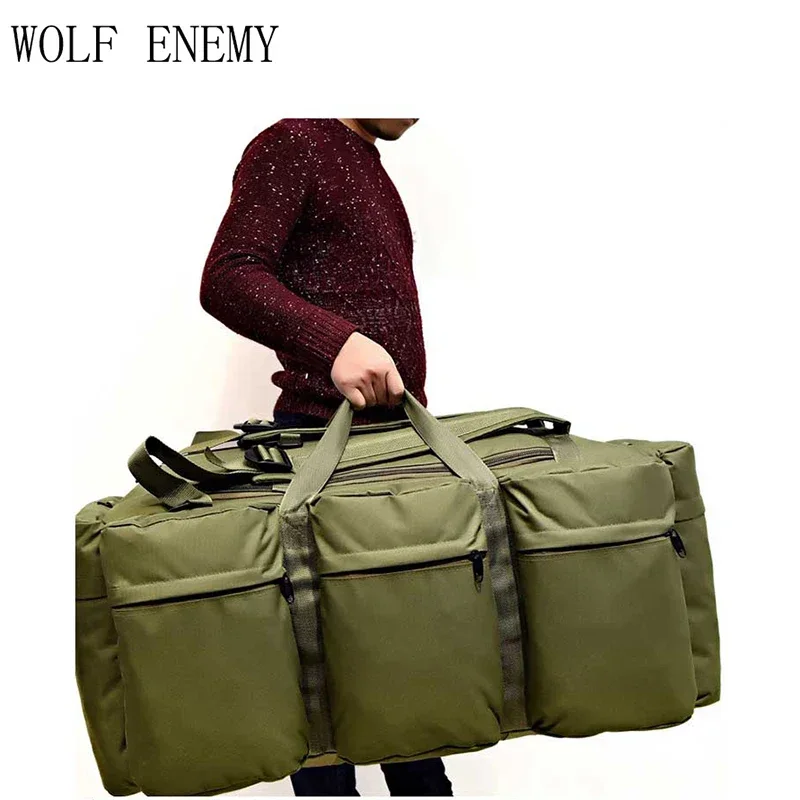 90L Outdoor Mountain Climbing Duffle Bags Camouflage Mountaineering Bag Large Capacity Hunting Tactical Backpack for Camping
90L Outdoor Mountain Climbing Duffle Bags Camouflage Mountaineering Bag Large Capacity Hunting Tactical Backpack for Camping