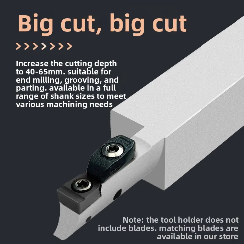 Heavy Duty Deep Grooving Cut Off Tool Holder MTEHR2525M08 Extended Face Grooving for Precision Work
Heavy Duty Deep Grooving Cut Off Tool Holder MTEHR2525M08 Extended Face Grooving for Precision Work