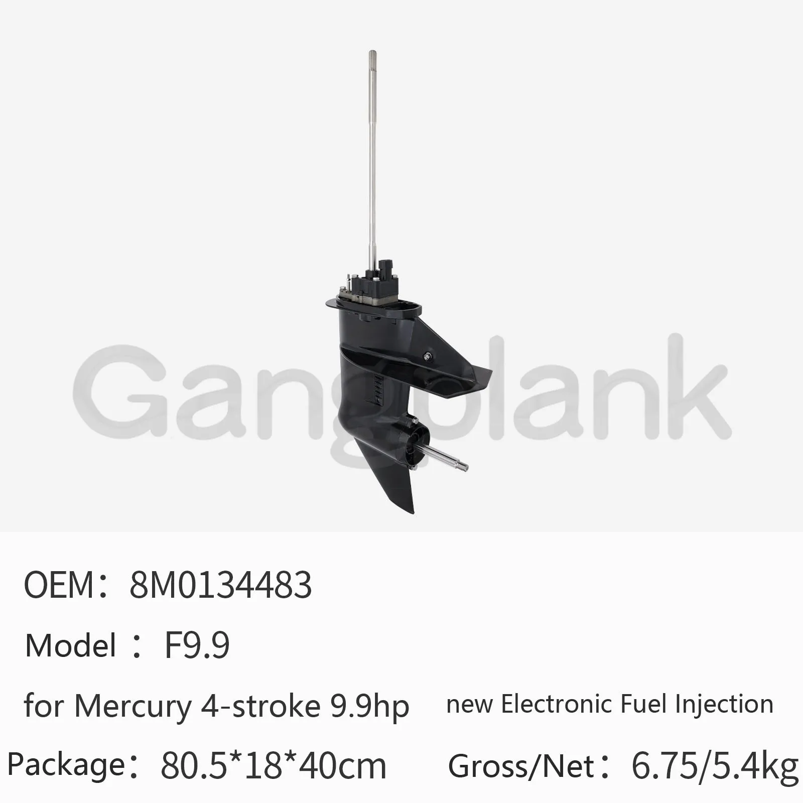 Outboard Motor Gearbox Assembly for Mercury 4-stroke 9.9hp (new Electronic Fuel Injection) 8M0134483
Outboard Motor Gearbox Assembly for Mercury 4-stroke 9.9hp (new Electronic Fuel Injection) 8M0134483