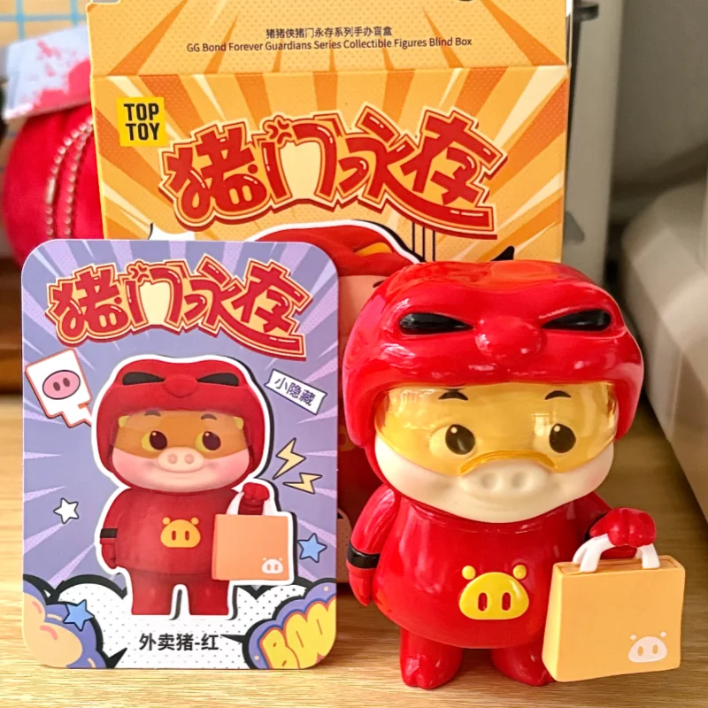 TOPTOY Blind Box Authentic GG Bond Pig Gate Forever Series Funny Desktop Ornament Handmade Figurine Birthday Gift For Adult
TOPTOY Blind Box Authentic GG Bond Pig Gate Forever Series Funny Desktop Ornament Handmade Figurine Birthday Gift For Adult
