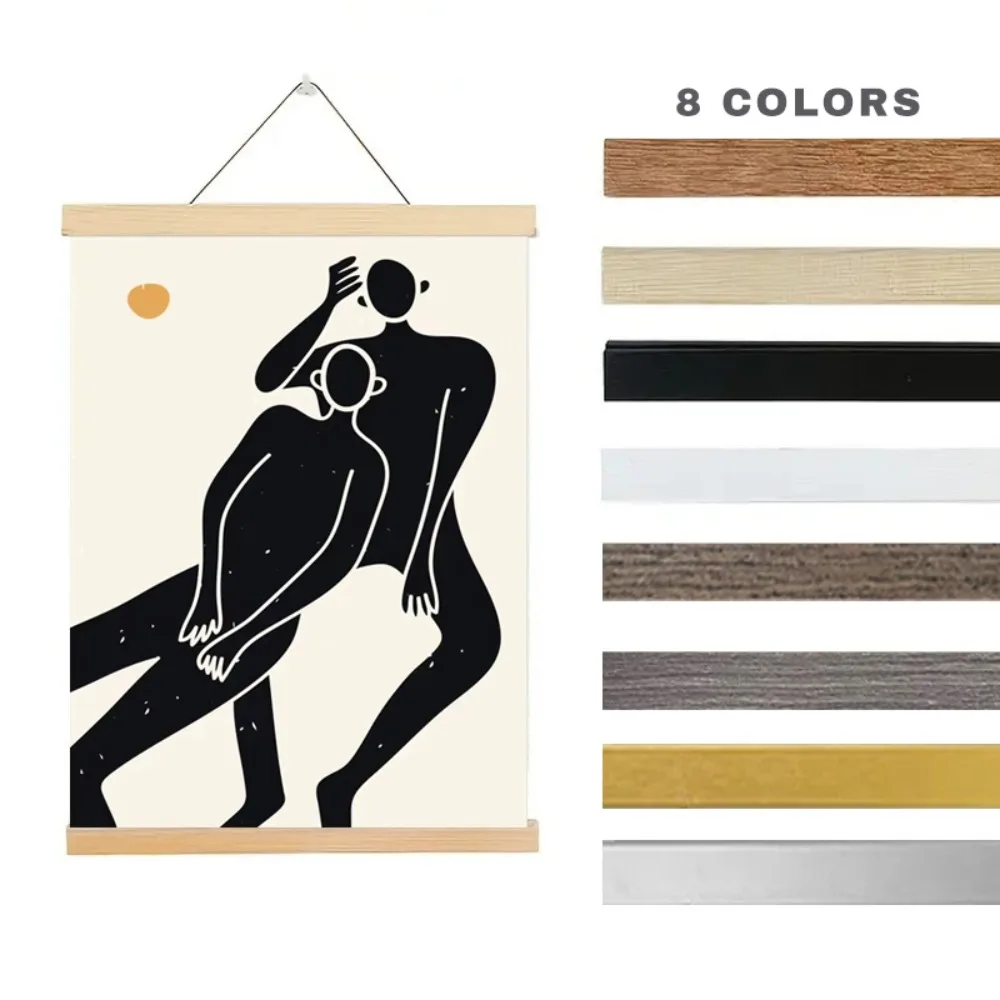 Magnetic Frame Teak Pine Black White20-90cm Wooden Frame Canvas Painting Poster Frame for Living Room Art Hanger Perfect Gift
Magnetic Frame Teak Pine Black White20-90cm Wooden Frame Canvas Painting Poster Frame for Living Room Art Hanger Perfect Gift