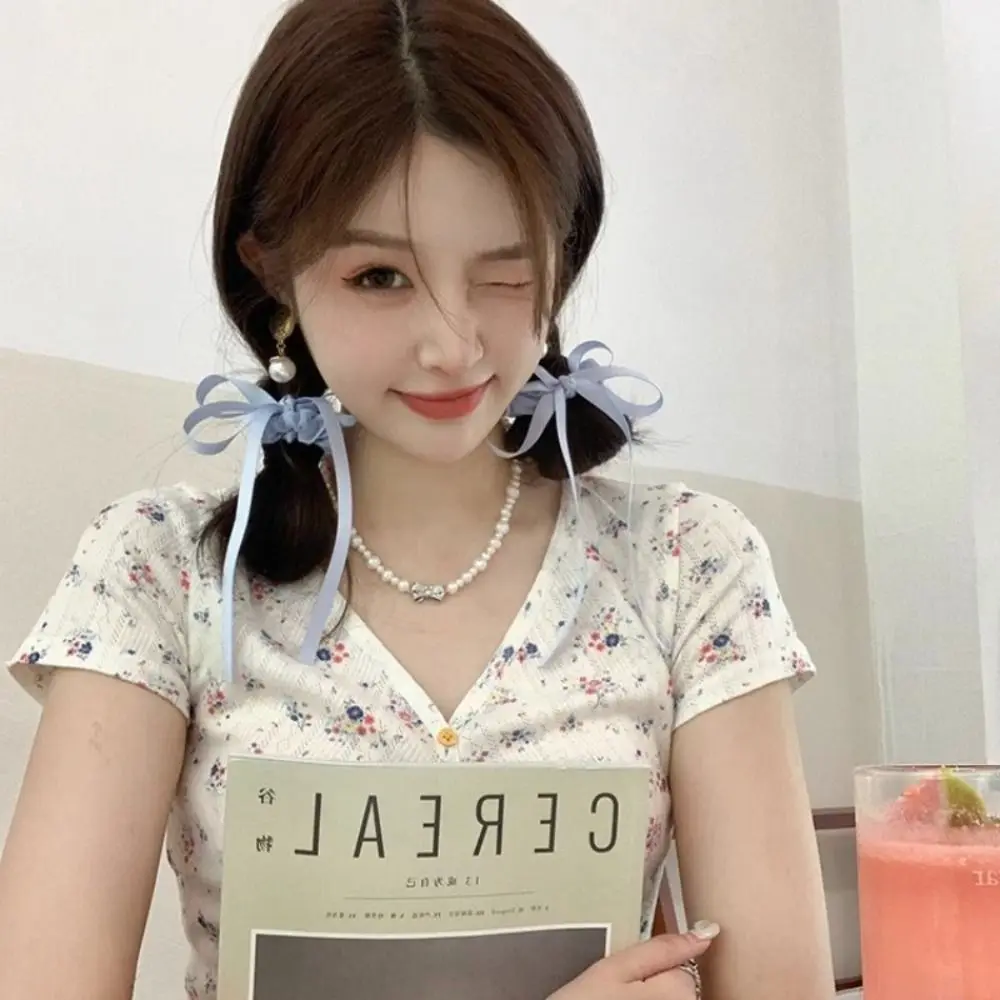 High Elasticity Ribbon Bow Headband Bow Design Elastic Band Ponytail Hairband Streamer Style Ribbon Material Hair Accessories
High Elasticity Ribbon Bow Headband Bow Design Elastic Band Ponytail Hairband Streamer Style Ribbon Material Hair Accessories