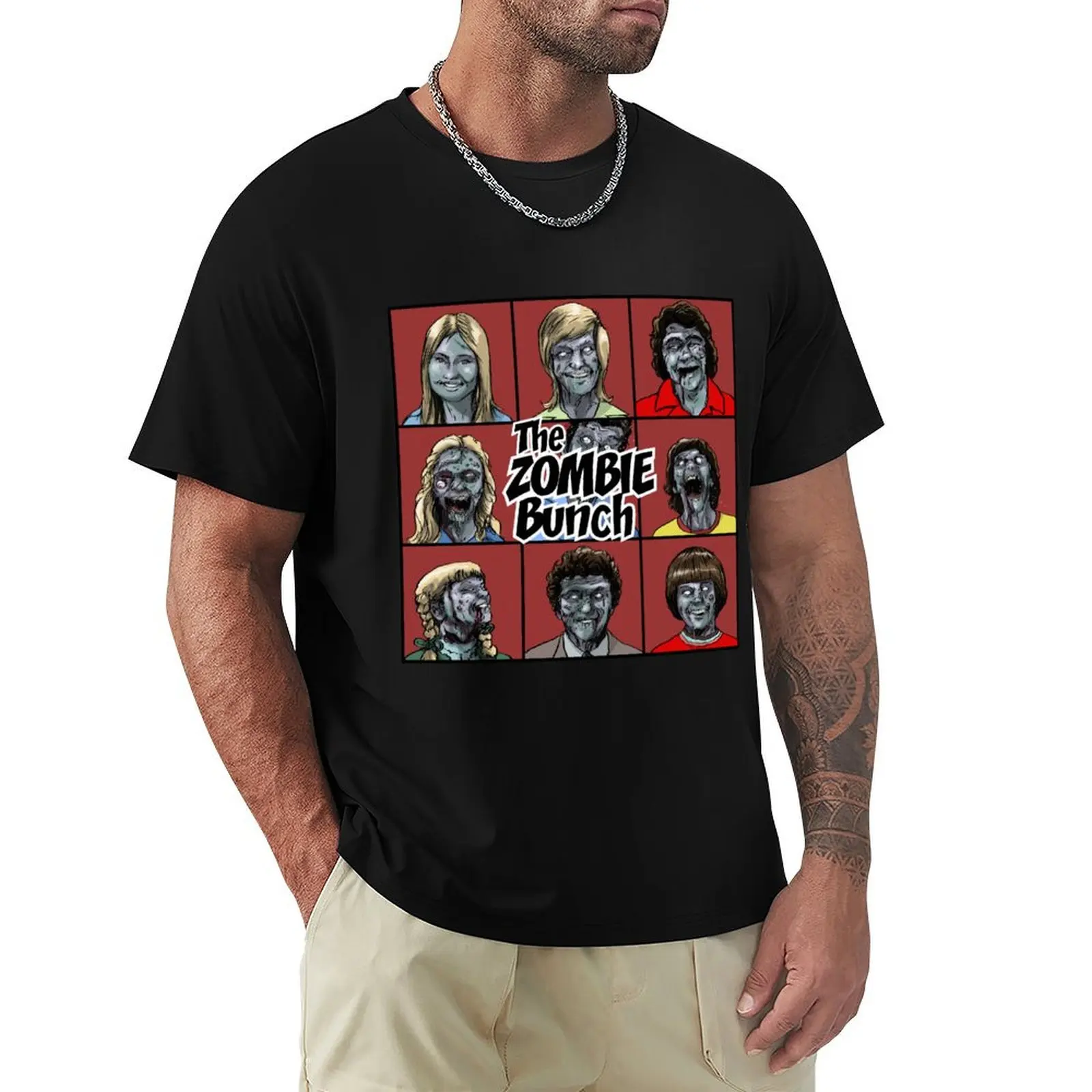 The Zombie bunch T-Shirt luxury t-shirt Short sleeve tee boys whites Men's t-shirts
The Zombie bunch T-Shirt luxury t-shirt Short sleeve tee boys whites Men's t-shirts