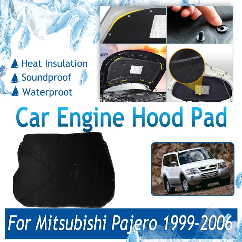 Колодки на капот автомобиля для Mitsubishi Pajero Montero V63 V65 V68 V73 V75 V77 V78W 1999 ~ 2006, звукоизоляционные коврики, автомобильные аксессуары
Колодки на капот автомобиля для Mitsubishi Pajero Montero V63 V65 V68 V73 V75 V77 V78W 1999 ~ 2006, звукоизоляционные коврики, автомобильные аксессуары