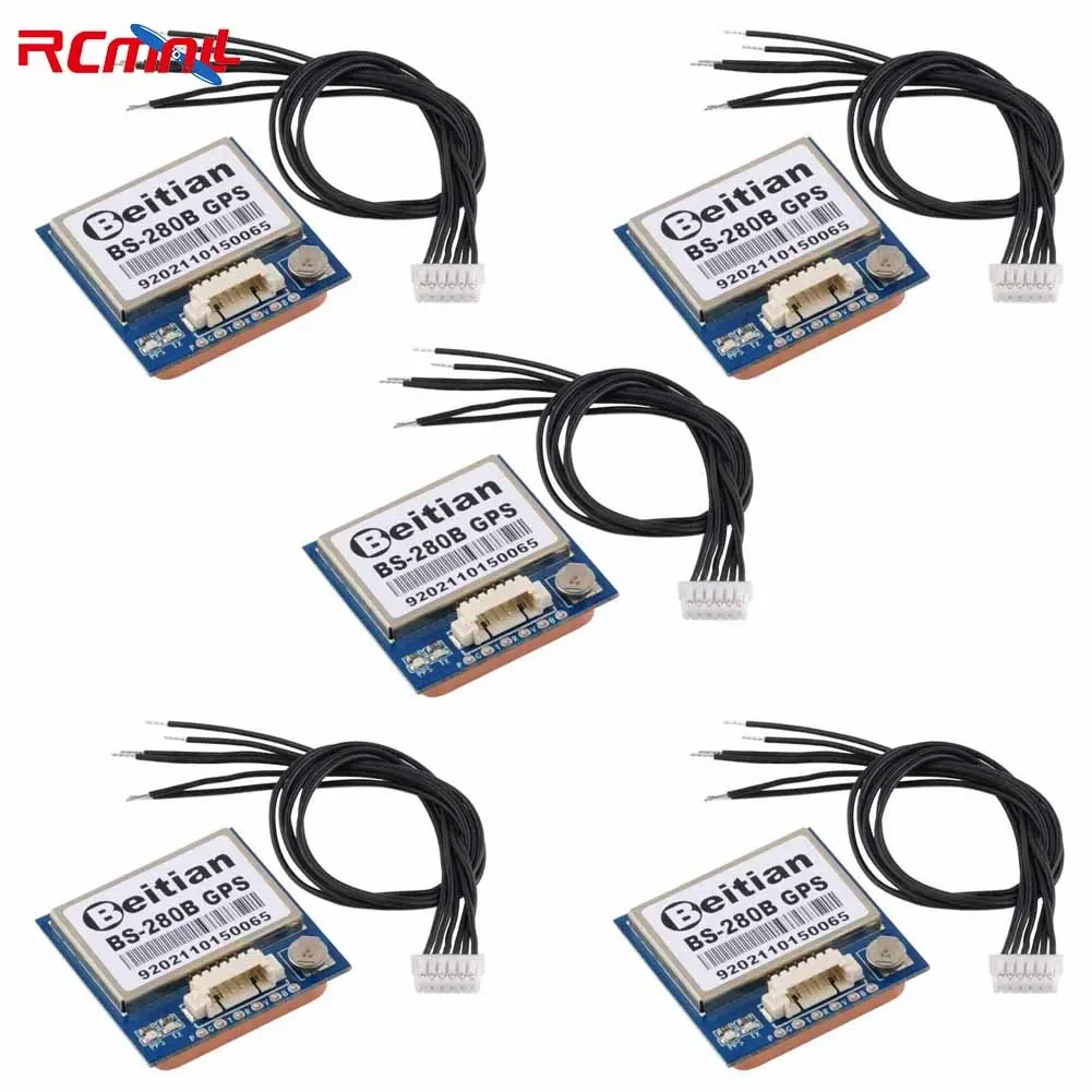 5Pcs Beitian BS-280B GPS Module 7th Generation BS280B with Antenna RS232 Positioning Module for Pixhawk APM Tracking
5Pcs Beitian BS-280B GPS Module 7th Generation BS280B with Antenna RS232 Positioning Module for Pixhawk APM Tracking