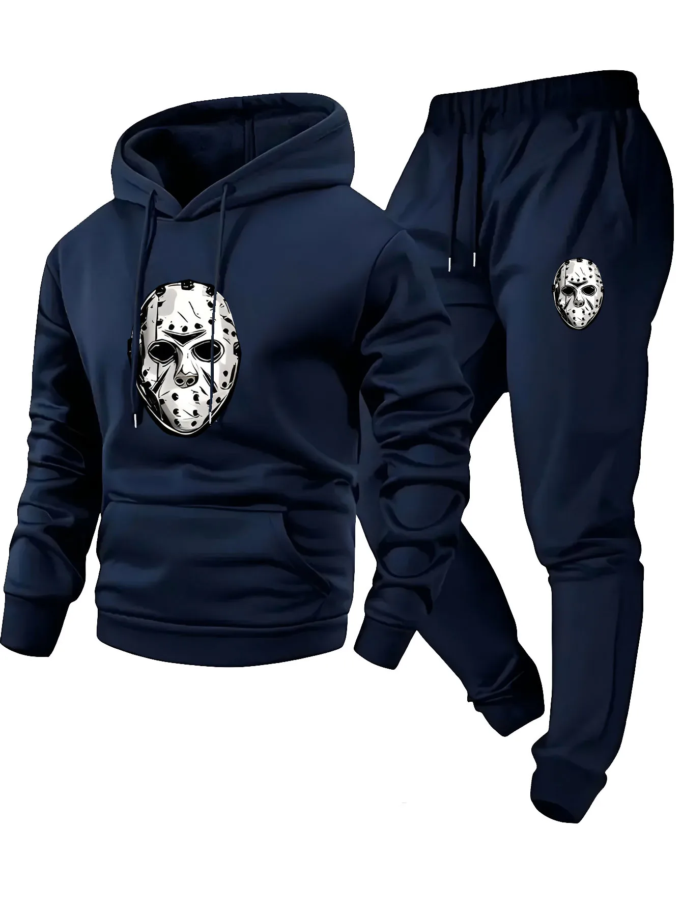 Men's casual hooded sweatshirt with long pants set, hip-hop clown print, regular fit, suitable for both indoor and outdoor use
Men's casual hooded sweatshirt with long pants set, hip-hop clown print, regular fit, suitable for both indoor and outdoor use