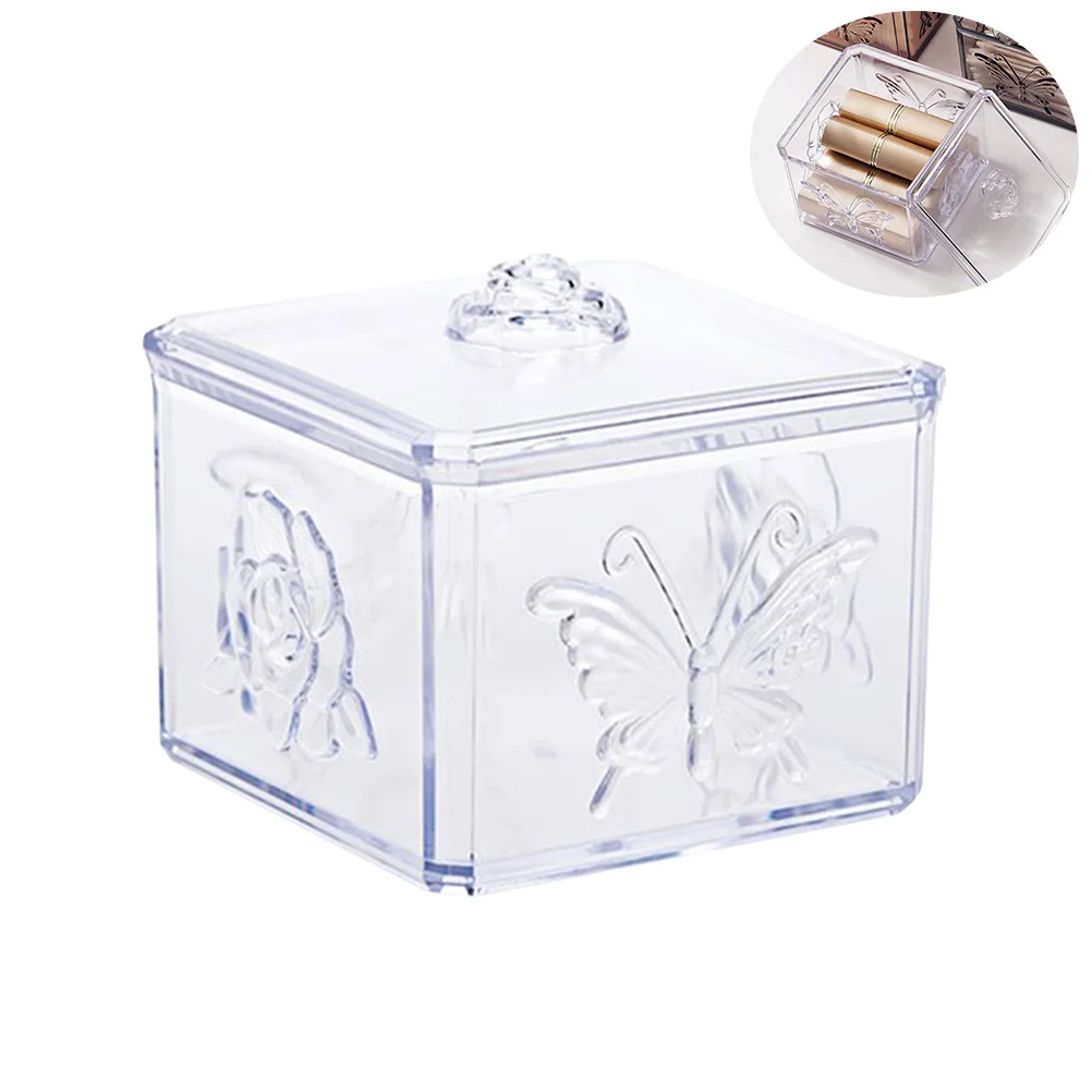 Clear Cotton Pads Organizer Swab Holder Storage Box Container Dustproof Water Resistant Bathroom Dressing Table Use
Clear Cotton Pads Organizer Swab Holder Storage Box Container Dustproof Water Resistant Bathroom Dressing Table Use