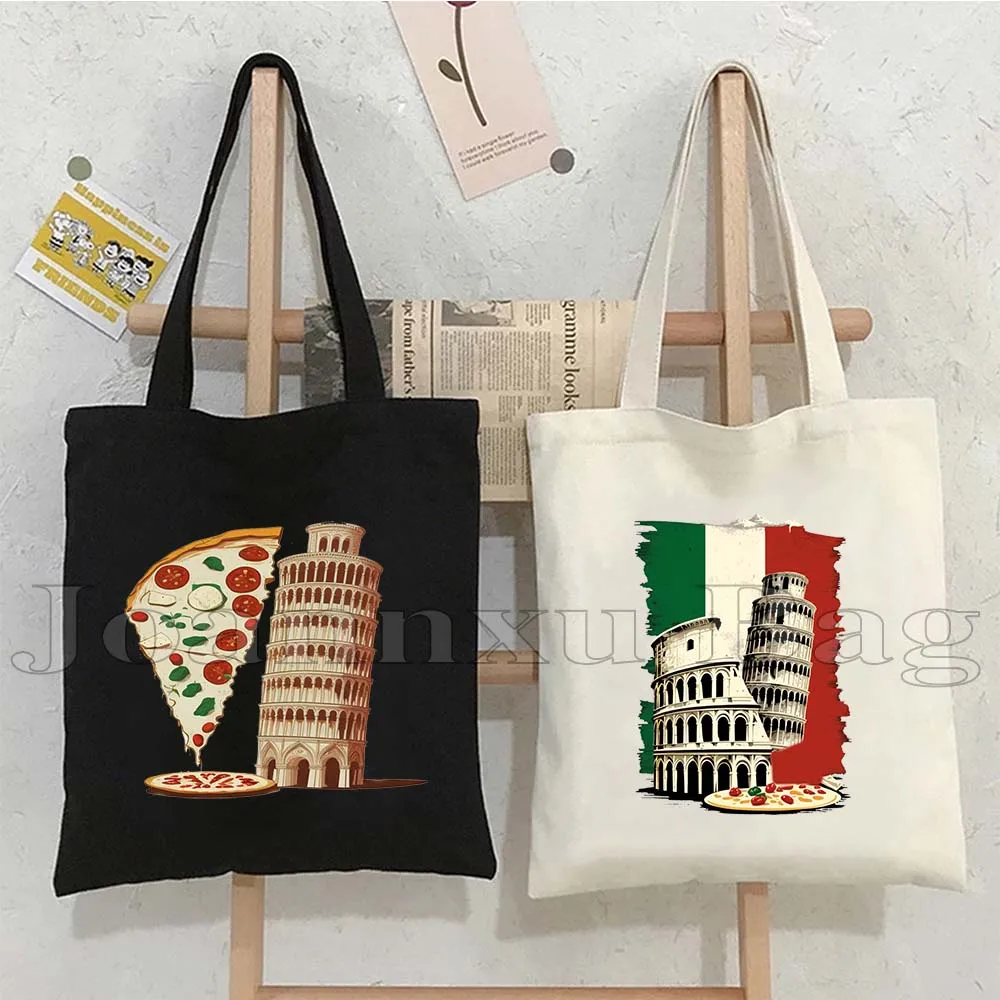 Funny Cute Pizza Tower Italy Pisa Italia Pisa Tower Torre di Pisa Italian Flag Gifts Canvas Tote Bag Book Shopper Cotton Handbag
Funny Cute Pizza Tower Italy Pisa Italia Pisa Tower Torre di Pisa Italian Flag Gifts Canvas Tote Bag Book Shopper Cotton Handbag