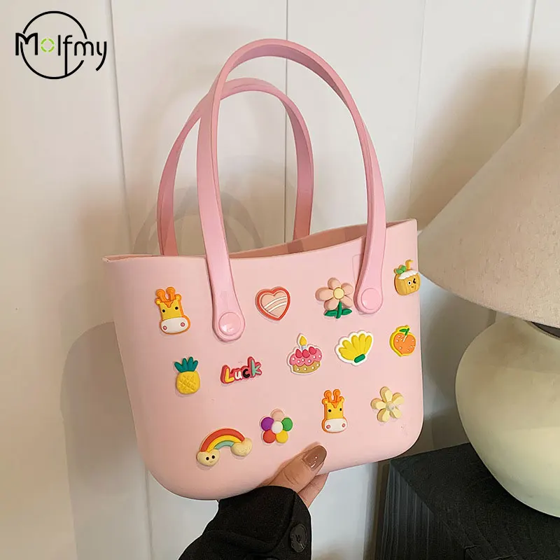 Summer Beach Storage Bags Multi Color Hole Basket Handbag EVA Rubber Beach Swimming Bag Tote Outdoor Travel Basket Featuring Bag
Summer Beach Storage Bags Multi Color Hole Basket Handbag EVA Rubber Beach Swimming Bag Tote Outdoor Travel Basket Featuring Bag