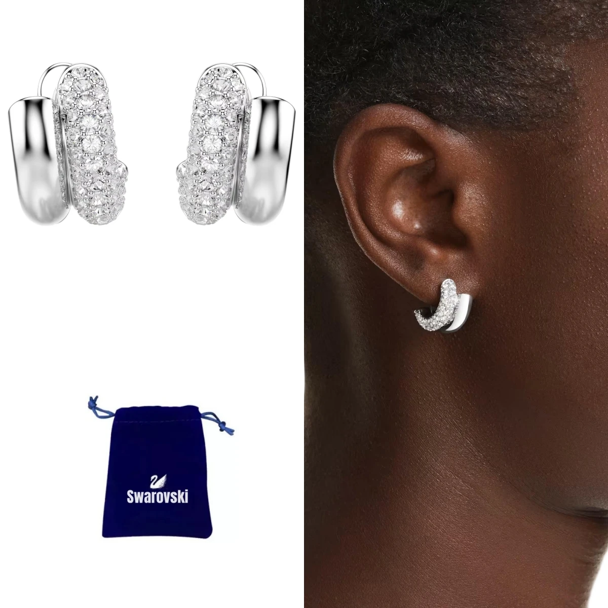 Minimalist Geometric Crystal Stud Earrings Genuine S925 Sterling Silver for Girls
Minimalist Geometric Crystal Stud Earrings Genuine S925 Sterling Silver for Girls