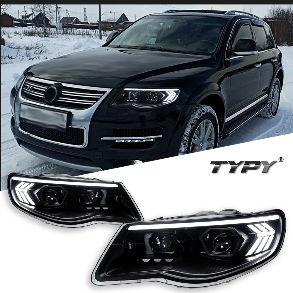 TYPY Car For VW Touareg LED Headlight 2007-2010 Upgrade Modified to New DRL Dynamic Turn Signal LED Headlight Auto Accessories
TYPY Car For VW Touareg LED Headlight 2007-2010 Upgrade Modified to New DRL Dynamic Turn Signal LED Headlight Auto Accessories