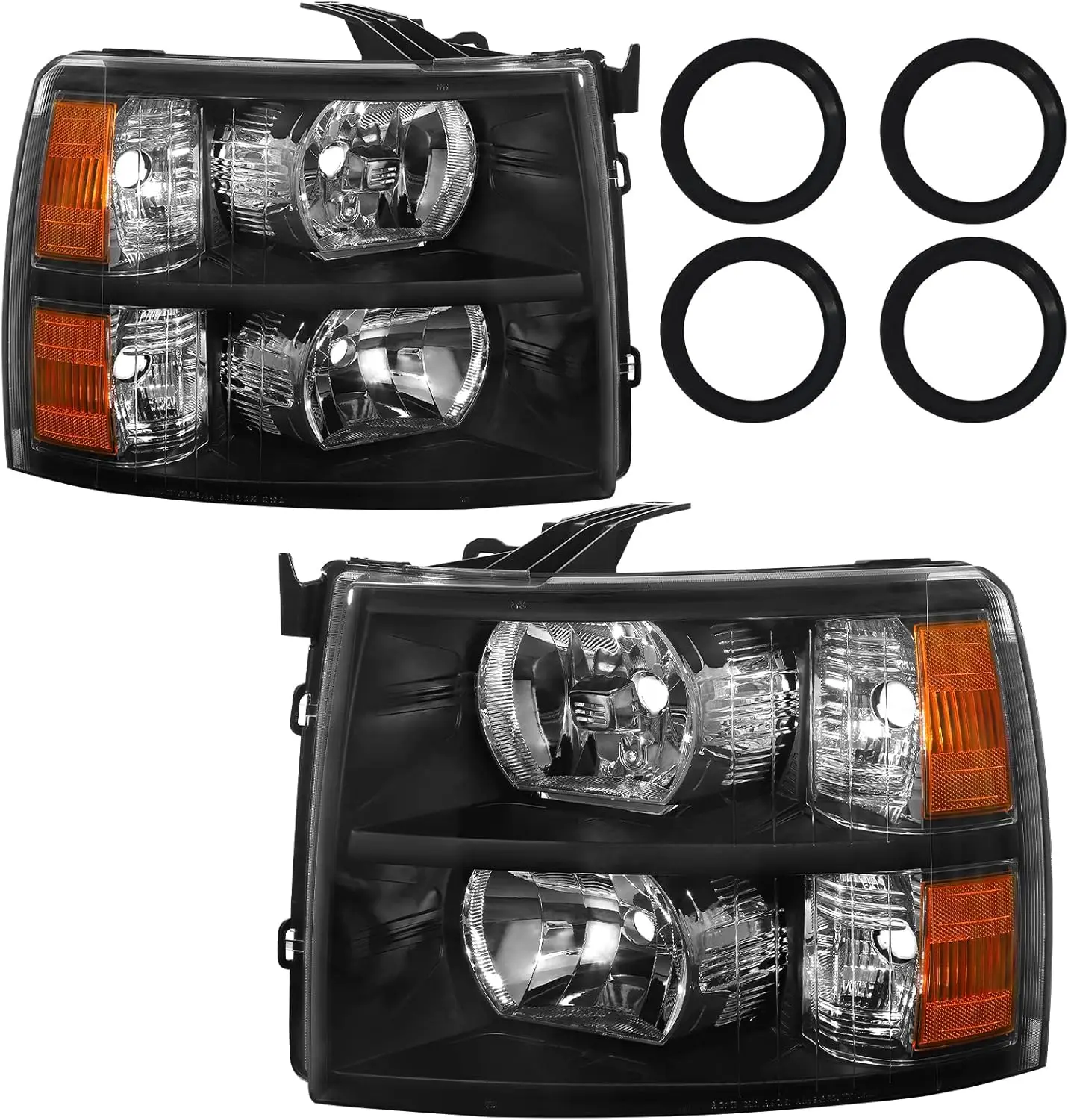 Фара подходит для 07-13 Silverado 2007 2008 2009 2010 2011 2012 2013 Chevy Silverado 1500/2500HD/3500HD и 2014 старый стиль кузова
Фара подходит для 07-13 Silverado 2007 2008 2009 2010 2011 2012 2013 Chevy Silverado 1500/2500HD/3500HD и 2014 старый стиль кузова