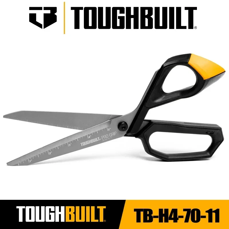 TOUGHBUILT Shears Construction Industrial Strength Scissors 11" Thin Iron Shears Hand Tools Toughbuilt Scissors TB-H4-70-11
TOUGHBUILT Shears Construction Industrial Strength Scissors 11" Thin Iron Shears Hand Tools Toughbuilt Scissors TB-H4-70-11