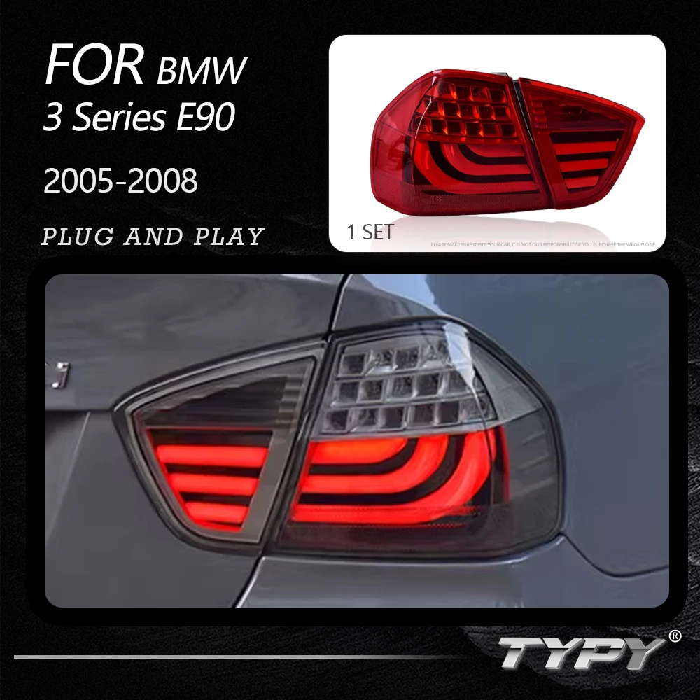TYPY Car Lights For BMW 3 Series E90 Tail Lights 2005-2008 LED DRL Turn Signal Car Accessories Brake Lamps
TYPY Car Lights For BMW 3 Series E90 Tail Lights 2005-2008 LED DRL Turn Signal Car Accessories Brake Lamps