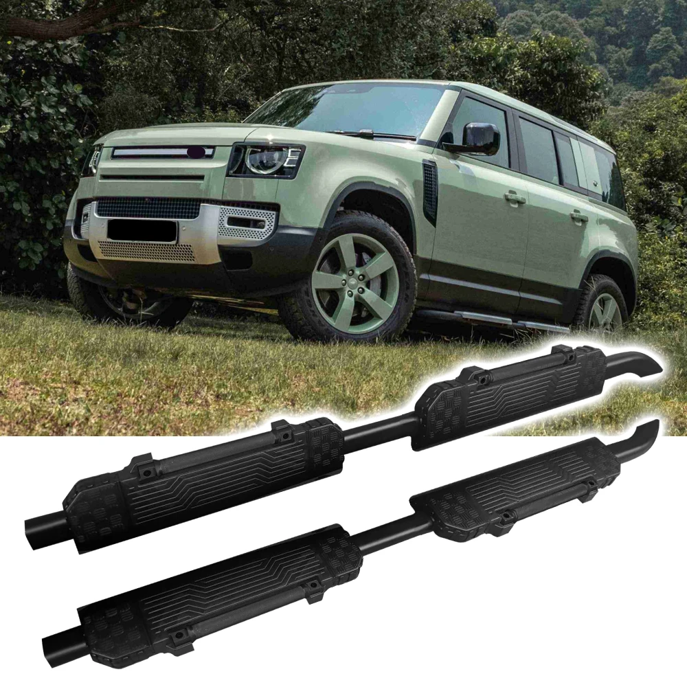 Fit for Land Rover Defender 130 110 2020-2026 2Pcs Aluminum Running Boards Fixed Nerf Bars Side Steps with Brackets
Fit for Land Rover Defender 130 110 2020-2026 2Pcs Aluminum Running Boards Fixed Nerf Bars Side Steps with Brackets