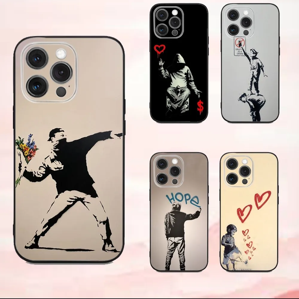 Street Art Banksy Graffiti Phone Case For iPhone16,se4,15,14,13,12,11,Pro,X,XS,Max,XR,Plus,Mini Soft Black Cover
Street Art Banksy Graffiti Phone Case For iPhone16,se4,15,14,13,12,11,Pro,X,XS,Max,XR,Plus,Mini Soft Black Cover