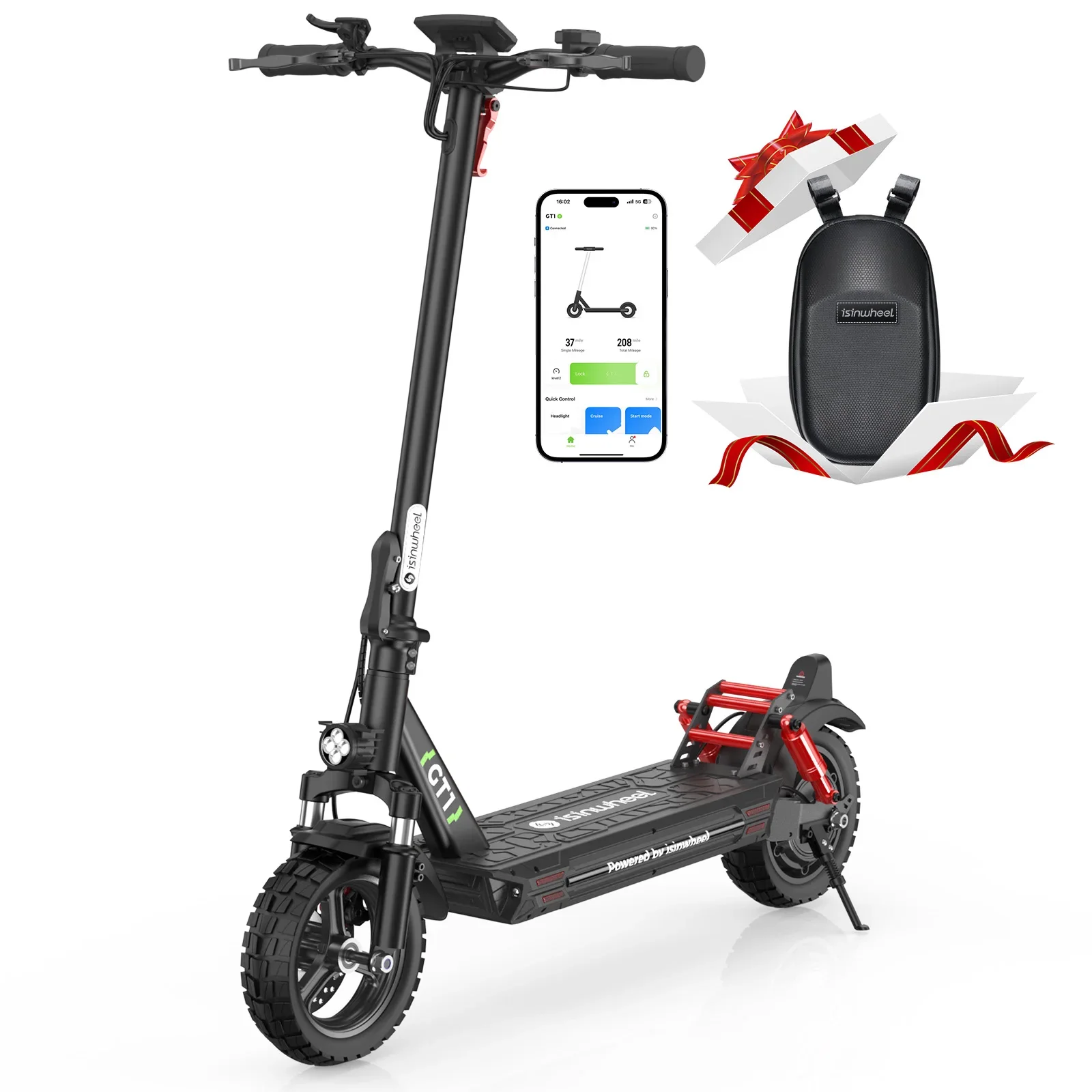 Isinwheel GT1 Электрический самокат для взрослых 48 В 10 Ач Аккумулятор 10 дюймов пневматический внедорожный складной электронный самокат
Isinwheel GT1 Электрический самокат для взрослых 48 В 10 Ач Аккумулятор 10 дюймов пневматический внедорожный складной электронный самокат