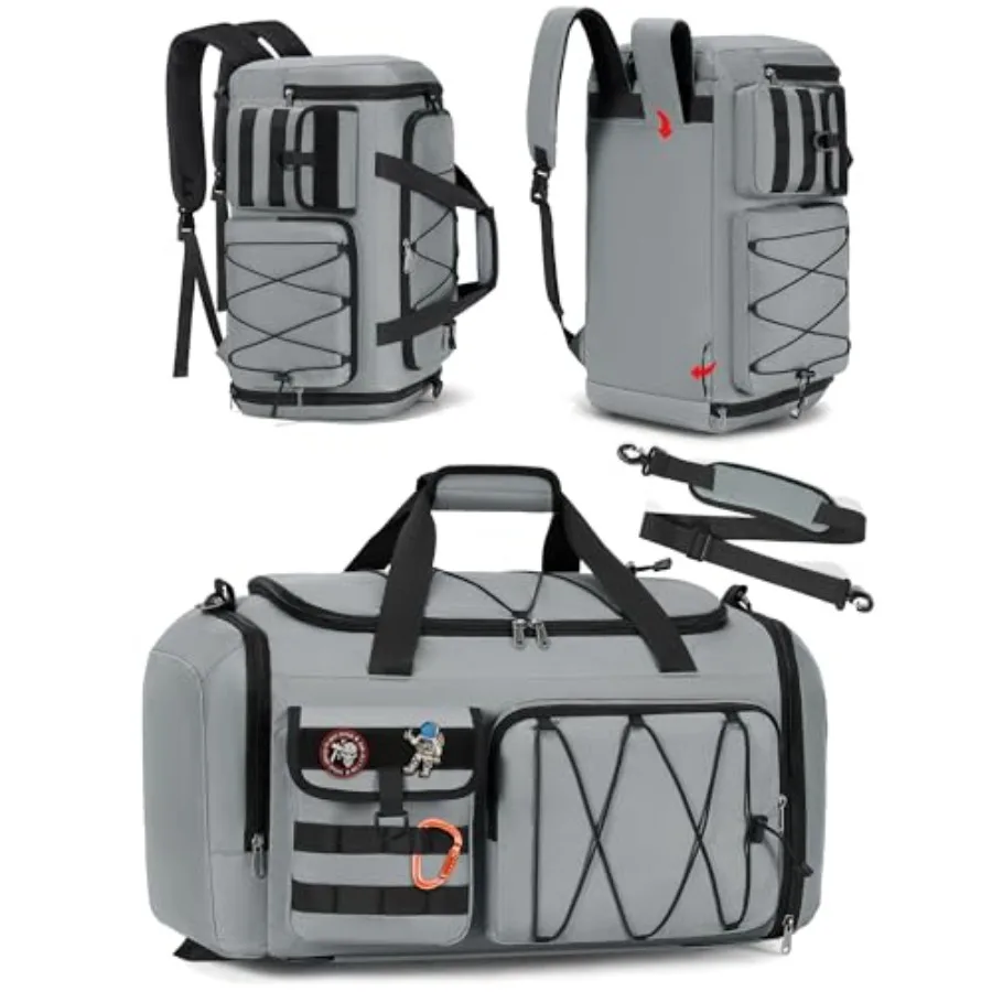 Gym Bag for Men 45L Sports Duffel Bags 3-in-1 Travel Duffel Bag with Shoe Compartment Gym Workout Backpack Carry On Weekender B
Gym Bag for Men 45L Sports Duffel Bags 3-in-1 Travel Duffel Bag with Shoe Compartment Gym Workout Backpack Carry On Weekender B