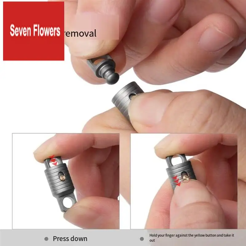 A84Z-Titanium Alloy Mini Keychain Portable Quick Dismantling Household Outdoor Tool
A84Z-Titanium Alloy Mini Keychain Portable Quick Dismantling Household Outdoor Tool
