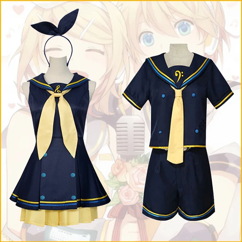VOCALOID Sour Rin Len Sailor Suit Outfits Anime Customize Cosplay Costumes Rin Len Halloween Uniform Cosplay Complete Costumes s
VOCALOID Sour Rin Len Sailor Suit Outfits Anime Customize Cosplay Costumes Rin Len Halloween Uniform Cosplay Complete Costumes s