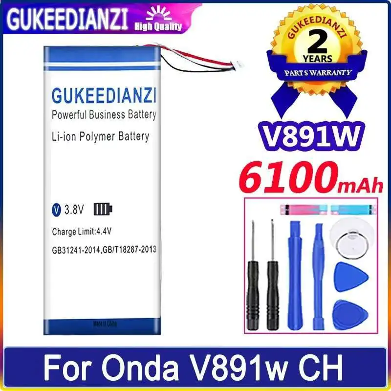 Premium Replacement 6100mAh Laptop Battery For Onda V891w CH Model OI104 5 Lines Tablet Reliable Power
Premium Replacement 6100mAh Laptop Battery For Onda V891w CH Model OI104 5 Lines Tablet Reliable Power
