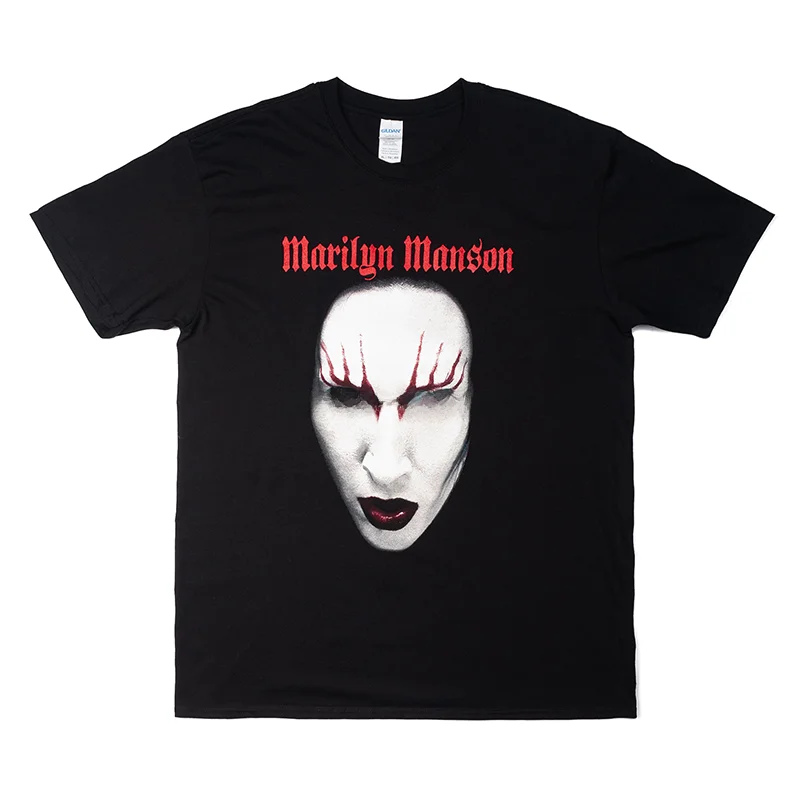 Marilyn Manson Vintage Ro Band ort Sve T-irt Cotton round Ne Punk Sle Youth Faion Art Theme Print Casual Loose...
Marilyn Manson Vintage Ro Band ort Sve T-irt Cotton round Ne Punk Sle Youth Faion Art Theme Print Casual Loose...