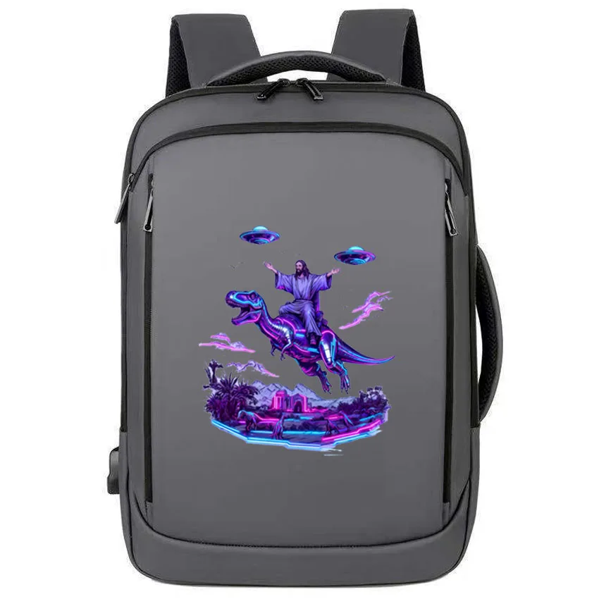 Высокое качество, мужской уличный мультяшный динозавр с принтом для девочек и мальчиков, мужской и женский школьный рюкзак для ноутбука, водонепроницаемый дорожный USB
Высокое качество, мужской уличный мультяшный динозавр с принтом для девочек и мальчиков, мужской и женский школьный рюкзак для ноутбука, водонепроницаемый дорожный USB