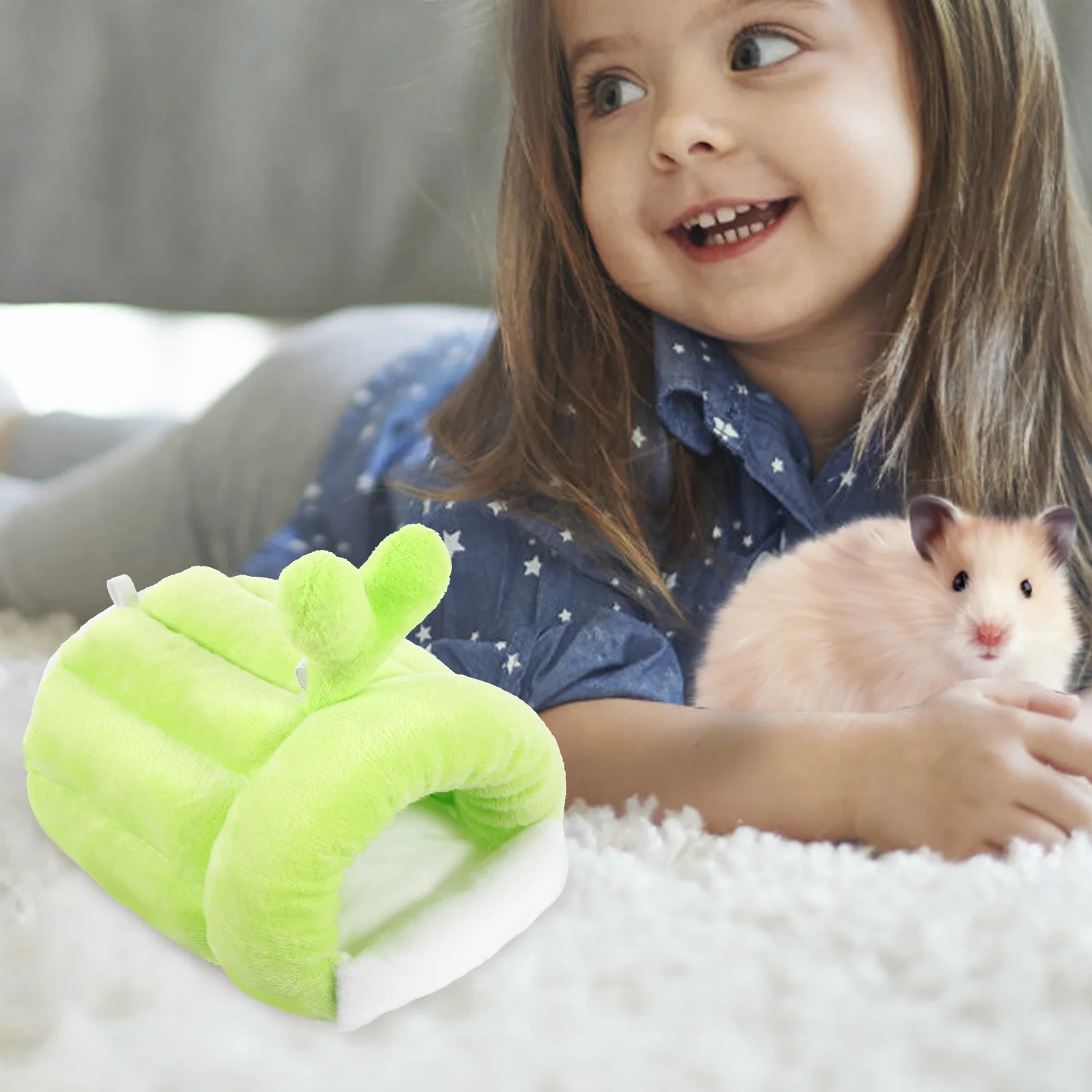 Warm Cotton Small Pet Hamster Nest Cozy Bed Hide House Resting Hamster Hideout Guinea Pig Accessories Guinea Pig House 
Warm Cotton Small Pet Hamster Nest Cozy Bed Hide House Resting Hamster Hideout Guinea Pig Accessories Guinea Pig House