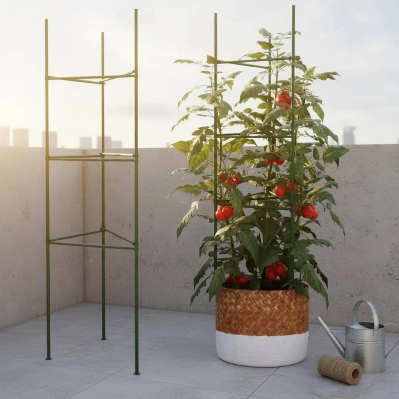 36 Pieces Plant Stake Arm Easy to Use Trellis Connector Clip Garden Stake Connector Reusable Tomato Frame Clip Long-Lasting
36 Pieces Plant Stake Arm Easy to Use Trellis Connector Clip Garden Stake Connector Reusable Tomato Frame Clip Long-Lasting