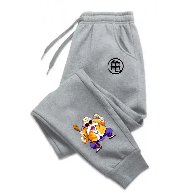 Anime Dragon Ball Master Roshi Joggers, Men's Casual Drawstring Sweatpants, Streetwear Harajuku Trousers
Anime Dragon Ball Master Roshi Joggers, Men's Casual Drawstring Sweatpants, Streetwear Harajuku Trousers