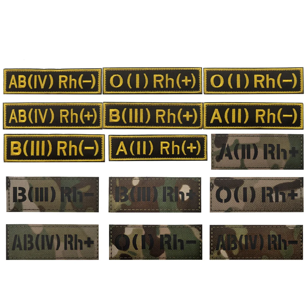 O1RH+- A2RH+- B3RH+- AB4RH+- Embroidered Russian Blood Type Badge European First Aid Badge Backpack Patches for Clothing
O1RH+- A2RH+- B3RH+- AB4RH+- Embroidered Russian Blood Type Badge European First Aid Badge Backpack Patches for Clothing