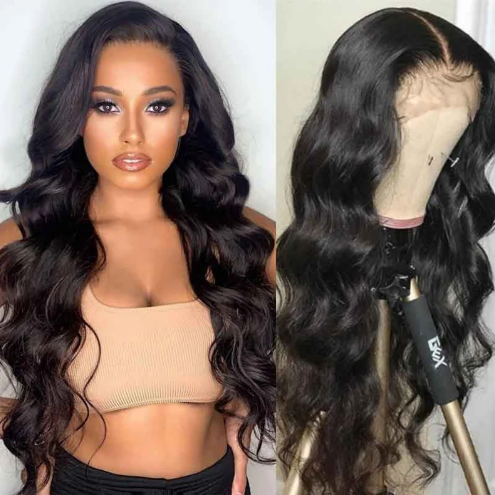 Natural Black Brazilian Body Wave Wig 40 Inch 13x4 HD Lace Front Human Hair Wigs 250 Density Pre Plucked Baby Hair Thick Bouncy Hair for Women
Natural Black Brazilian Body Wave Wig 40 Inch 13x4 HD Lace Front Human Hair Wigs 250 Density Pre Plucked Baby Hair Thick Bouncy Hair for Women
