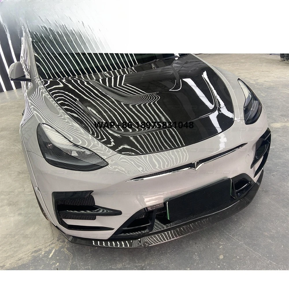 Real Dry Carbon SD Style Front Hood Bonnet for Model Y
Real Dry Carbon SD Style Front Hood Bonnet for Model Y