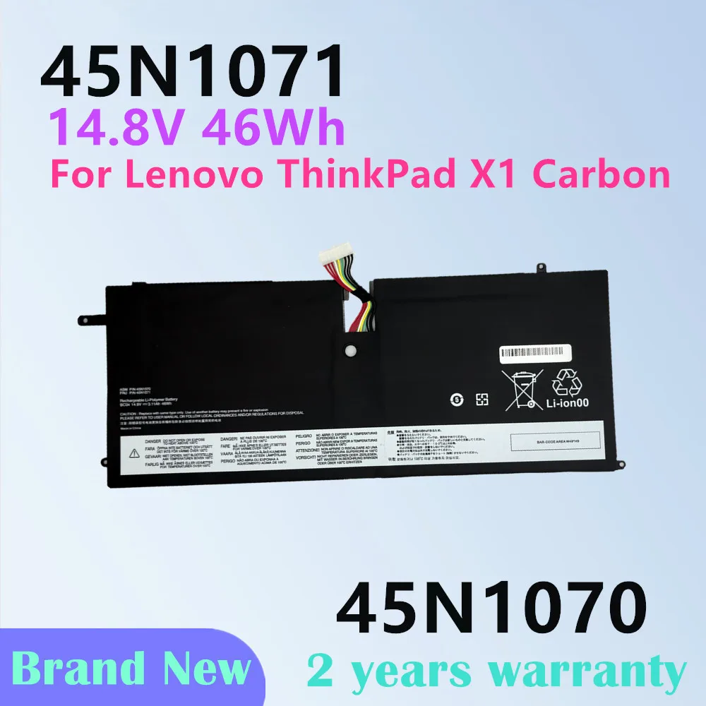 Laptop Battery for Lenovo ThinkPad X1 Carbon (3444 3448 3460) Series 45N1070 45N1071
Laptop Battery for Lenovo ThinkPad X1 Carbon (3444 3448 3460) Series 45N1070 45N1071