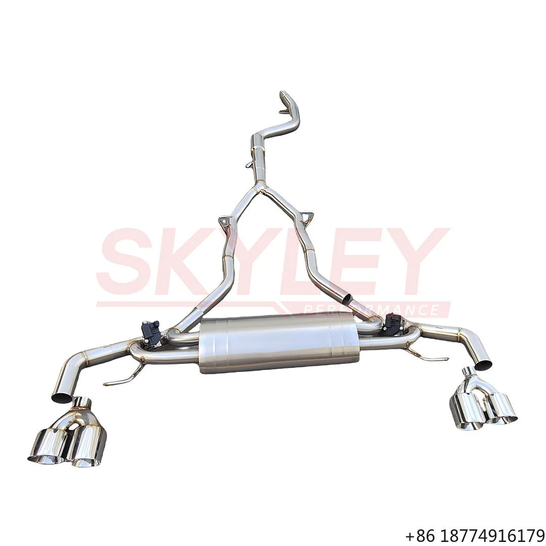 Stainless Steel Exhaust Muffler With Valves Valvetronic B58 Exhaust Catback for X5 X Drive 40i G05 3.0l 2019-2022
Stainless Steel Exhaust Muffler With Valves Valvetronic B58 Exhaust Catback for X5 X Drive 40i G05 3.0l 2019-2022
