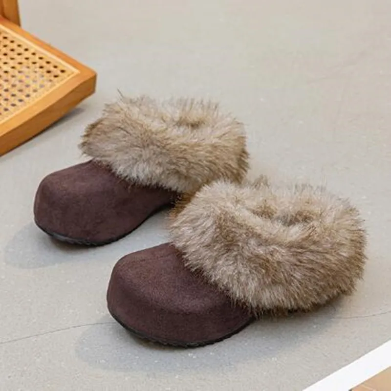 New 7cm 2026 Thick Sole Slipper Booties for Women House Shoes Luxury Fall Winter Slip On Fashion Trending Platform Heel Slippers
New 7cm 2026 Thick Sole Slipper Booties for Women House Shoes Luxury Fall Winter Slip On Fashion Trending Platform Heel Slippers