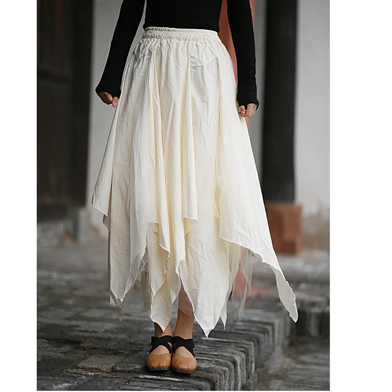 New Arrival Spring/summer Women Casual Patchwork Asymmetrical A-line Mid-calf Skirt Loose Good Quality 100% Cotton Skirts Y28
New Arrival Spring/summer Women Casual Patchwork Asymmetrical A-line Mid-calf Skirt Loose Good Quality 100% Cotton Skirts Y28