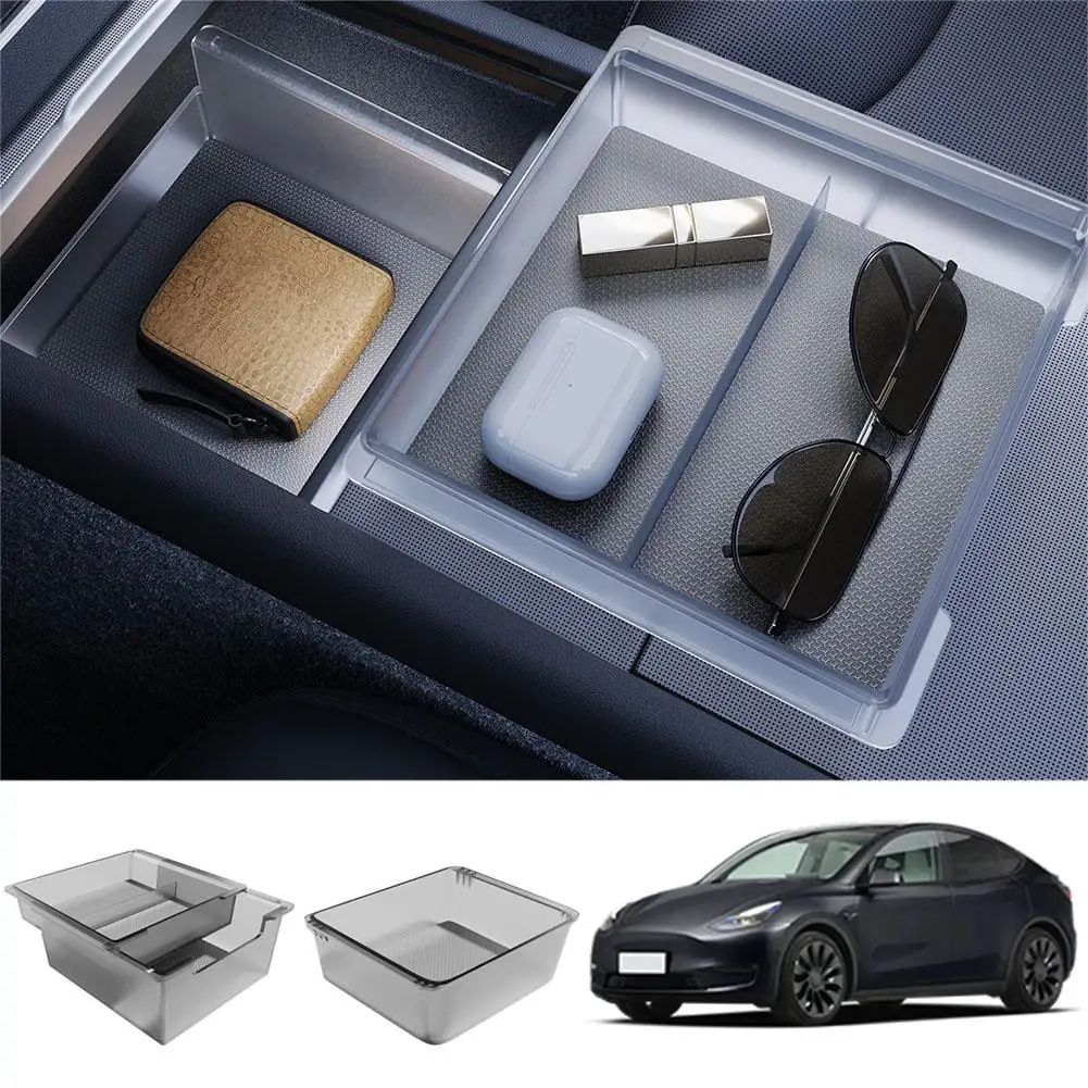 Double-layer Armrest Storage Box For Tesla Model Y Juniper 2025 Central Control Layered Organizer Large Space C9C7
Double-layer Armrest Storage Box For Tesla Model Y Juniper 2025 Central Control Layered Organizer Large Space C9C7