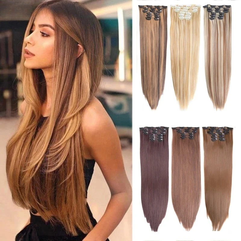 Заколки для наращивания волос, длинные прямые волосы, заколки для наращивания волос, 22 дюйма, 6 шт./компл., синтетические накладные волосы на 2026
Заколки для наращивания волос, длинные прямые волосы, заколки для наращивания волос, 22 дюйма, 6 шт./компл., синтетические накладные волосы на 2026