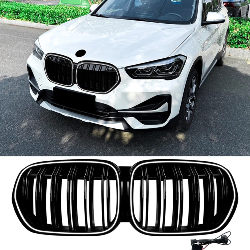 Car Front Bumper Grille For BMW X1 F48 F49 LCI 2020-2022 Kidney Grill Without LED Light Trim Cover Body Kit Tuning Auto Parts
Car Front Bumper Grille For BMW X1 F48 F49 LCI 2020-2022 Kidney Grill Without LED Light Trim Cover Body Kit Tuning Auto Parts