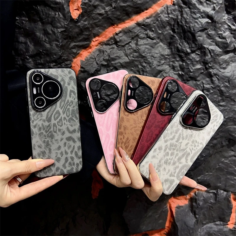 Luxury Leather Leopard Print Phone Case For Huawei Pura 80 UItra 70 Pro 6D Electroplated Soft Bumper Back Cover Magic 8 7 6 Pro
Luxury Leather Leopard Print Phone Case For Huawei Pura 80 UItra 70 Pro 6D Electroplated Soft Bumper Back Cover Magic 8 7 6 Pro