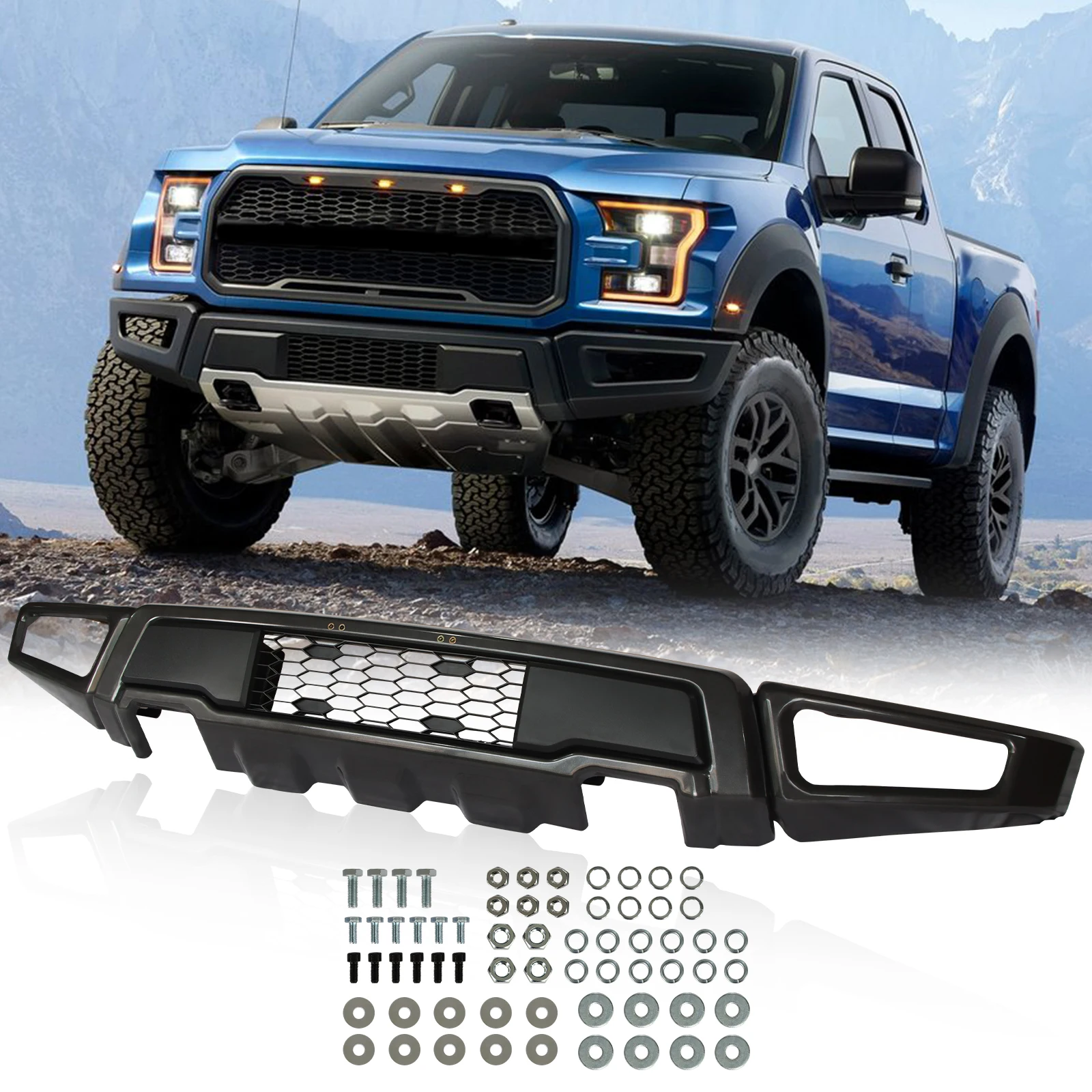Primered - Front Bumper Face Bar for 2017-2019 Ford F-250 F-350 Super Duty
Primered - Front Bumper Face Bar for 2017-2019 Ford F-250 F-350 Super Duty