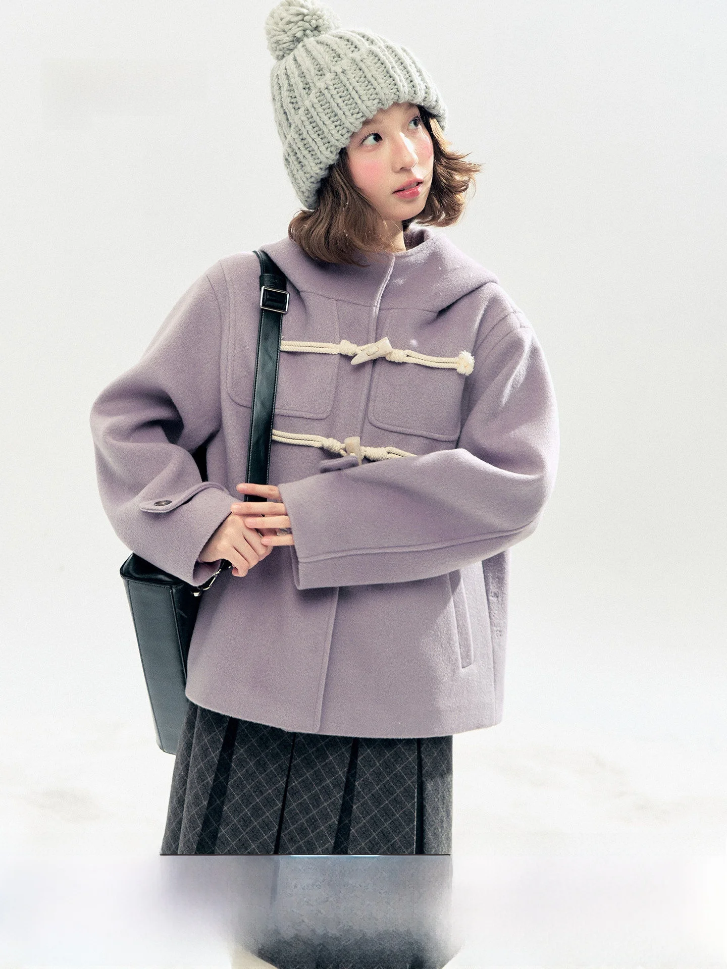 Horide Map "Snow Night Velvet" Women's Short Coat Retro Buttoned Cotton Filled Hooded Warmth Autumn Winter Polyester Blend
Horide Map "Snow Night Velvet" Women's Short Coat Retro Buttoned Cotton Filled Hooded Warmth Autumn Winter Polyester Blend