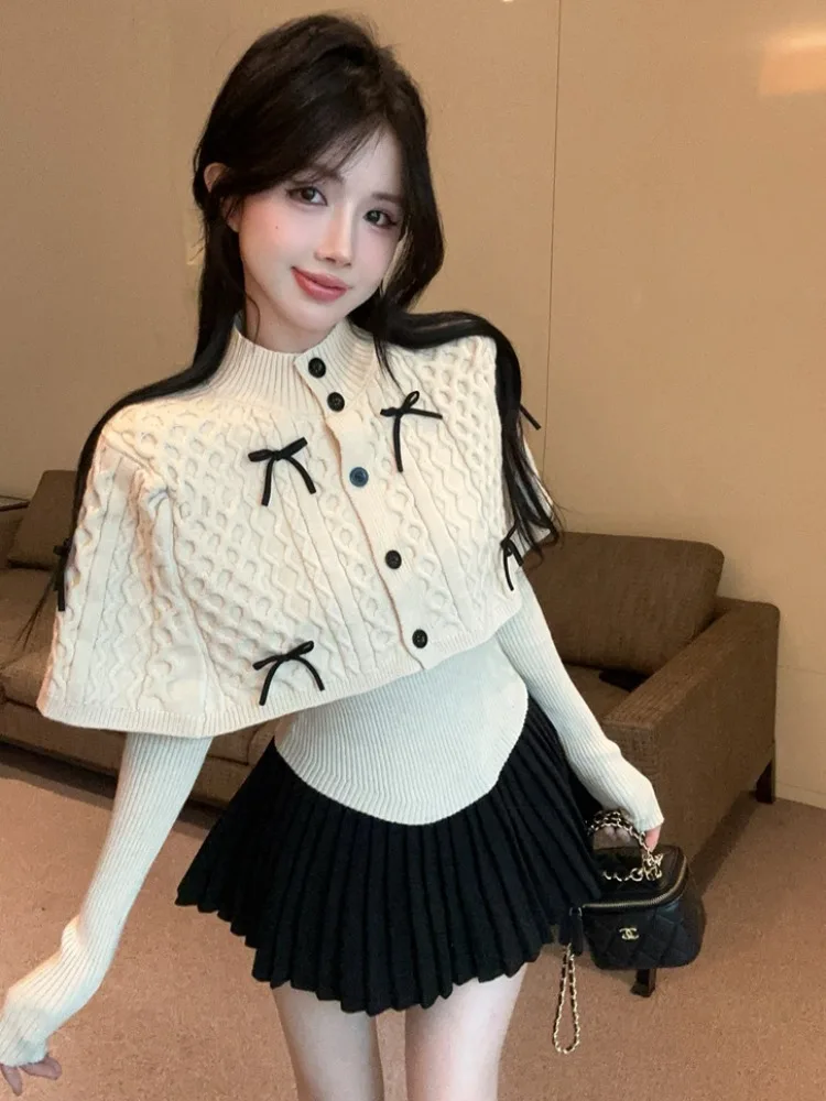 Elegant Knot Knitted Sweater Unique Chic Women's Winter Fashion Thickened Long Sleeve Crew Neck Pullover Top
Elegant Knot Knitted Sweater Unique Chic Women's Winter Fashion Thickened Long Sleeve Crew Neck Pullover Top